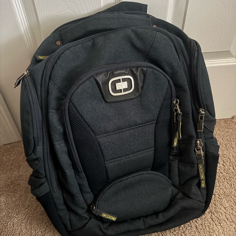 Ogio Charcoal Backpack With Multiple Pockets - image 1